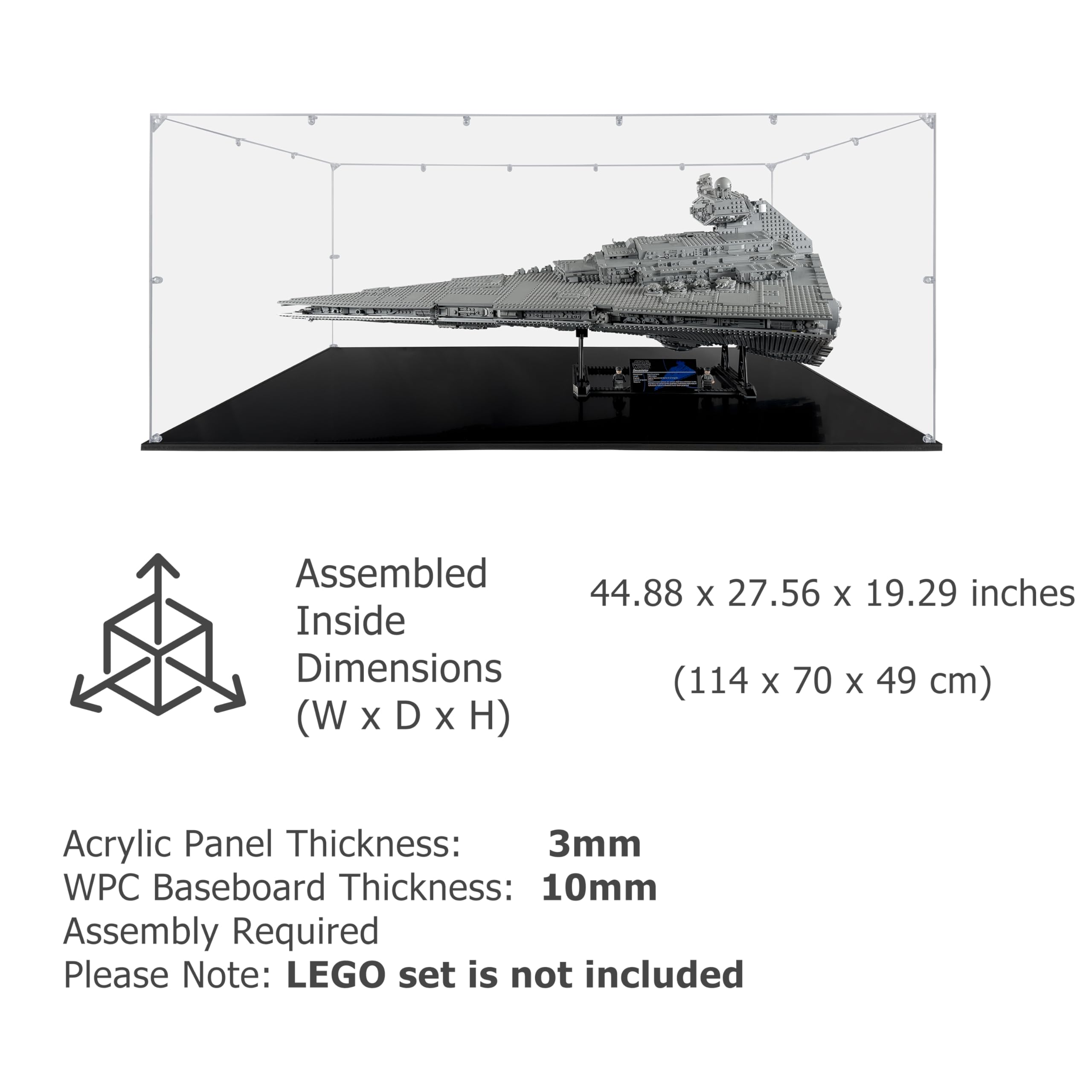 Amazon.com: SONGLECTION Acrylic Display Case Compatible for Lego